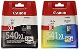 Canon PG-540XL+CL-541XL Cartucho de tinta original Negro XL y Tricolor XL para Impresora de...